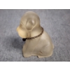 Image 1 : Rare Degenhart Smoke Glass Pooch - Collectible Glass Dog
