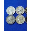 Image 2 : x8 Assorted Years 90% Silver Quarters FV: $2.00