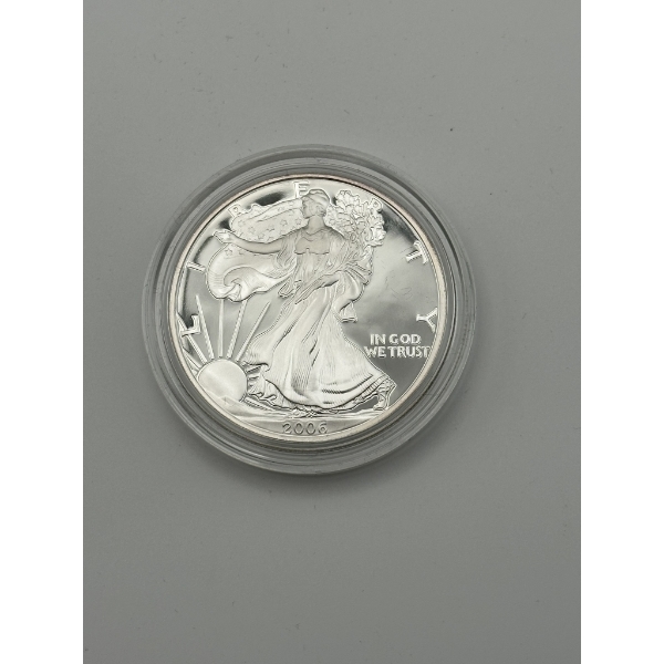 2006-W Proof Silver American Eagle w/ Box & COA
