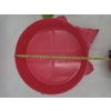 Image 2 : Brand New Set Of Pink & Green 9'' Round & 2.1'' Deep Fun Dino Bowls