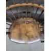 Image 3 : Beautiful Pair Of Vintage 2' x 3' 1'' Walnut Bow-Back Windsor Arm Chairs In Fabulous Condition 