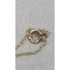 Image 13 : 10K Yellow Gold/10K White Gold Necklaces & Size 7 10K White Gold Tourmaline Ring -Total Weight: 2.8g