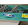 Image 2 : Tough Heavy Duty Green & Black Like New Werner 6' Fiberglass Type 2 Step Ladder 225LBS Load Capacity