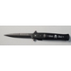 Image 5 : Brand New Falcon "Badass" Spring Assisted Stiletto Knife With 440 Stainless Steel 4" Blade 
