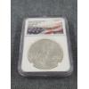 Image 2 : NGC MS70 Graded 2023-W 1 OZ Silver Eagle - Early Releases - Type 2