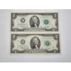 Image 1 : x2 United States Series 1976 $2 Notes