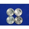 Image 3 : x4 1958 Brilliant Uncirculated Washington Quarters - 90% Silver - FV: $1.00