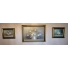 Image 1 : Set of 3 Floral Oil Paintings by 3 Different Artists - Largest 43"x31"