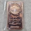 Image 1 : 5 AVDP Ounce Buffalo .999 Fine Copper Bullion Bar
