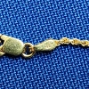 Image 7 : Beautiful 18K Gold Necklace Weighing 7.9 Grams Total