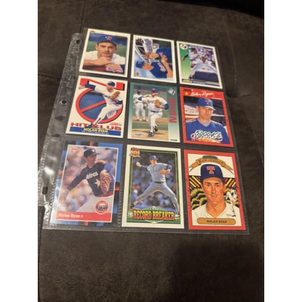 9 - Nolan Ryan Mint Condition Baseball Cards - Exceptional Cards
