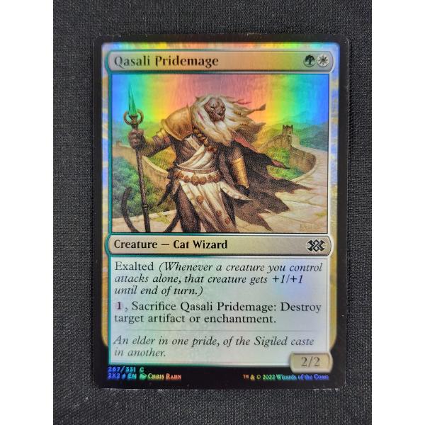 Qasali Pridemage 267/331 2022 WOTC Magic The Gathering Holo Trading Card