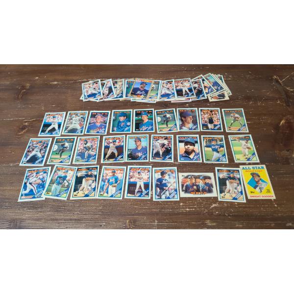 Near Mint 1980's New York Mets Topps Tiffany Baseball Trading Cards - All in Card Sleeves