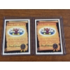 Image 2 : 1985 Garbage Pail Kids - Greaser Greg & Chris Hiss 62A & 62B Cards - Mint Condition