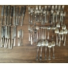 Image 2 : Large Lot of Silver Plate Silverware (3,535.2g TW) and a Pewter Chicken Trinket Box (487.3g TW)