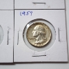 Image 4 : Four Assorted Years United States 90% Silver Washington Quarters - Face Value: $1.00