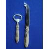 Image 1 : Georg Jensen Catus Sterling Silver Bottle Opener and Cheese Knife TW: 113.3g 
