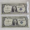 Image 1 : Assortment of Series 1957 and Series 1957A United States $1 Silver Certificates FV: $2.00