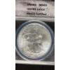 Image 2 : ANACS 2001 MS69 1 oz 999 Fine Silver American Eagle