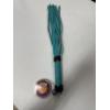 Image 1 : Brand New International 20" Turquoise Leather Whip
