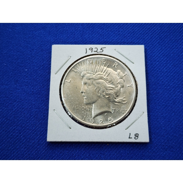 1925 90% Silver Peace Dollar in Excellent Condition