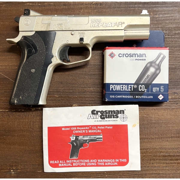 Airgun - Crosman 1008 RepeatAir (Two Tone) and Cartridges