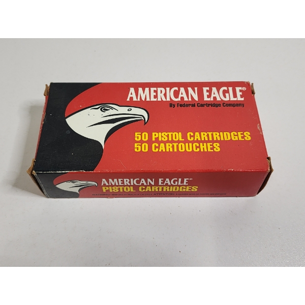 American Eagle .45 GAP Pistol 230 Grain Full Metal Jacket Cartridges - Full Box