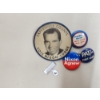 Image 2 : 5 Presidential Political Pins/Buttons Including Kennedy, Nixon, and First Lady Pat