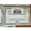 Image 6 : Lot of (8) The Grand Union Company Stock Certificates - Dated 1963, 1965, 1959, 1964