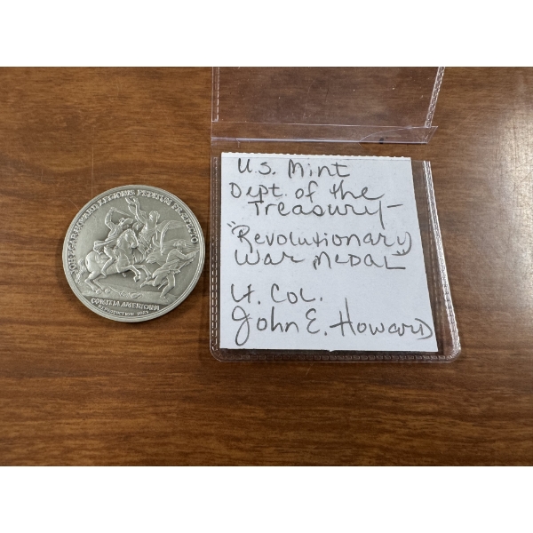 U.S. Mint Department of The Treasury Revolutionary War Medal Restrike 