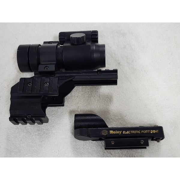 Lot of Two Daisy Scopes - One Electronic Point Sight & One Powerline Scope