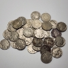 Image 1 : Lot of 36 Assorted United States Nickels Including Buffalo & "V" Face Value: $1.80