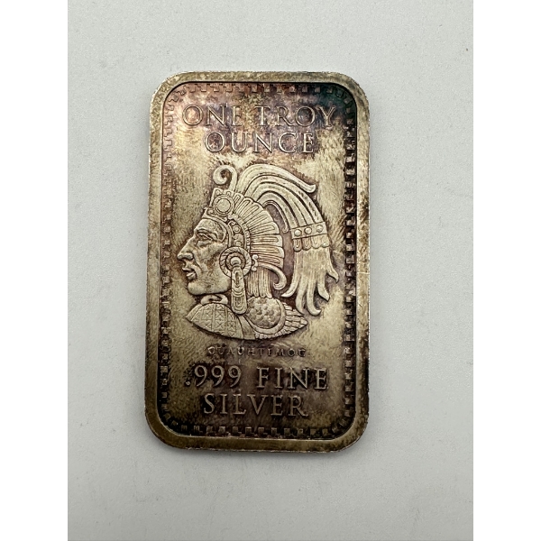 Aztec 1oz .999 Silver Bar

