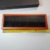 Image 3 : Nice Wooden Glass-Top Coin Slab Storage Case - Holds 5 Standard Slabs