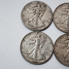 Image 2 : Six Assorted Years United States 90% Silver Walking Liberty Half Dollars - Face Value: $3.00