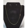 Image 1 : 14K Yellow Gold Triangle-Link 21" Necklace TW: 2.4g
