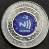 Image 1 : Scan NFC MintID.com Silver Rnd - .999 Silver 1 oz