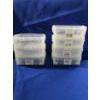 Image 3 : Lot of 7 Trading Card Storage Boxes, Stackable Locking Lids, Clear 