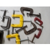 Image 5 : Lot of Assorted Size C-Clamps