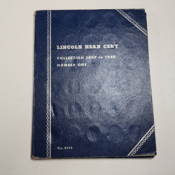 Partially Filled Lincoln Cents Collection Book Starting 1909-1940 - Total Face Value: $0.53