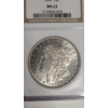 Image 2 : NGC 1896 MS 63 Morgan 90% Silver Dollar