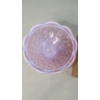 Image 3 : Beautiful Fenton Pink Rose Opalescent Candy Dish - No Lid