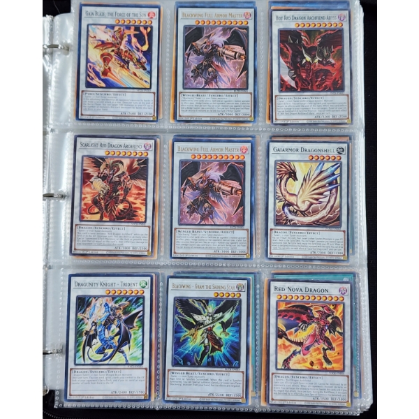 18 Asstd Yu-Gi-Oh Trading Cards Including Holo's ~ Binder Page, Various Years, Rarities & Conditions