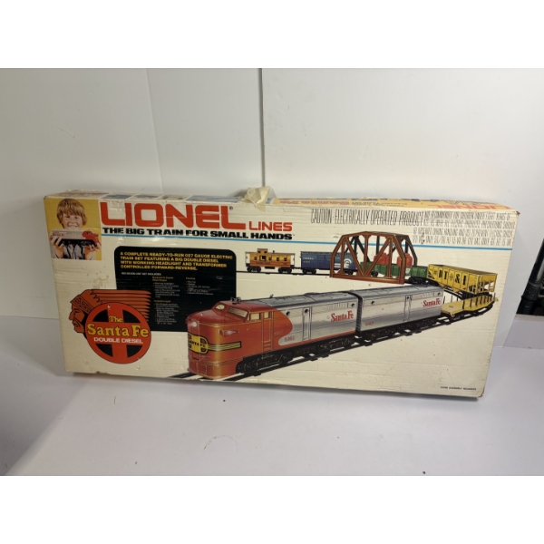 Lionel Lines Train - Santa Fe - The Big Train for Small Hands - the Santa Fe Double Diesel 