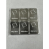 Image 2 : 6 - Valcambi Fine Silver 999.0 Bars Weighing 1 Gram Each ~ 6 TOTAL GRAMS .999 FINE SILVER - Mint
