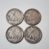Image 2 : Four 1942 & 1943 United States 90% Silver Walking Liberty Half Dollars - Face Value: $2.00