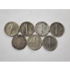 Image 4 : Lot of 7 Assorted Years Barber, Mercury, & Roosevelt Dimes - 90% U.S. Silver - FV: $0.70