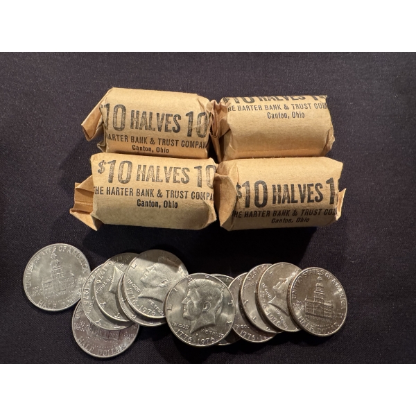 Lot of United States Bicentennial Kennedy Half Dollars - $46.50 Face Value