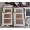 Image 2 : Lot of Assorted Sizes and Shapes Picture Frames and Wall Clock