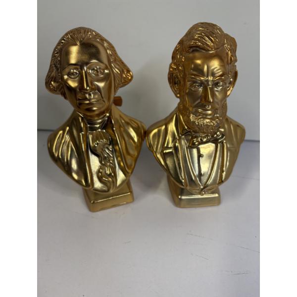 George Washington and Abe Lincoln Cologne Bottles 